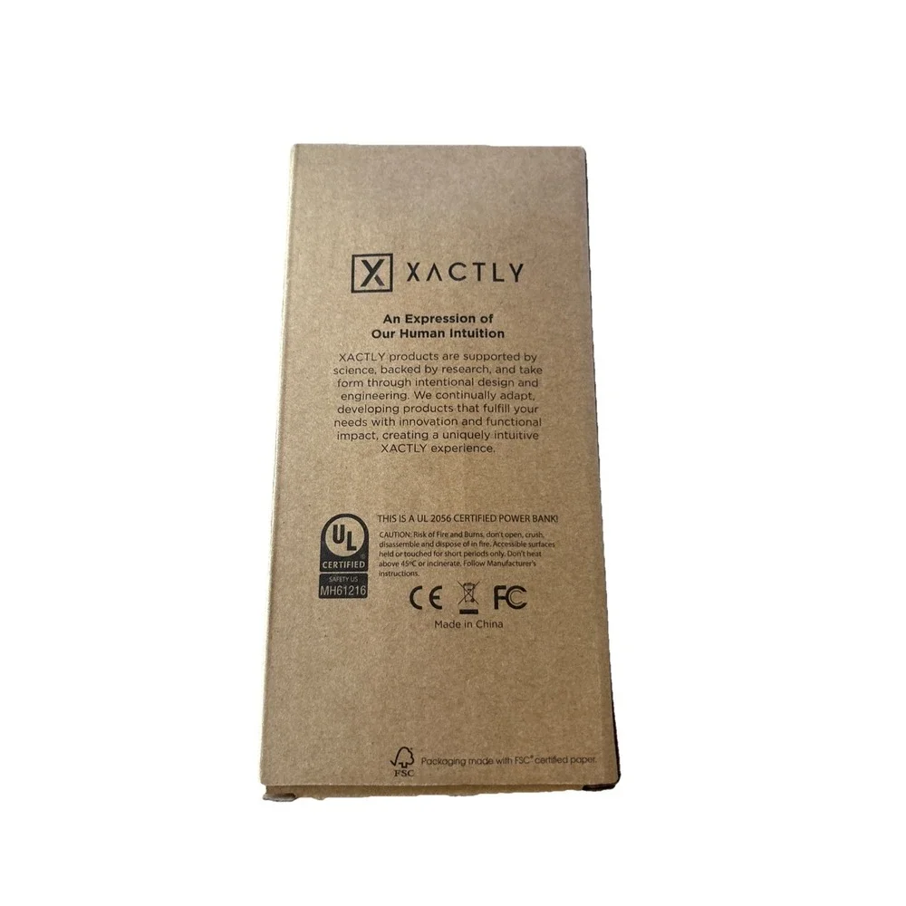 2‎ Pack XACTLY Lithium Wireless 10,000 Mah Power Banks - QI Fast Charger Charger